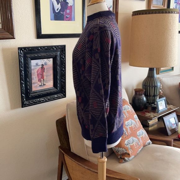 Vintage 80s Men’s Sweater - Picture 5 of 7